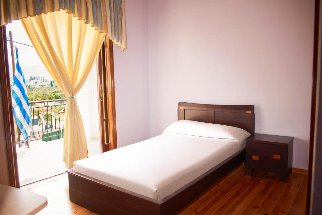 Bedroom with balcony